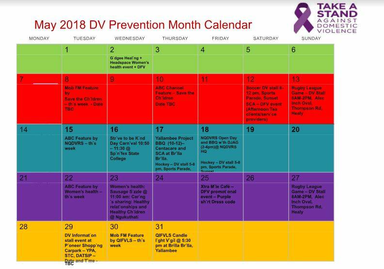 Get involved in Domestic and Family Violence prevention month