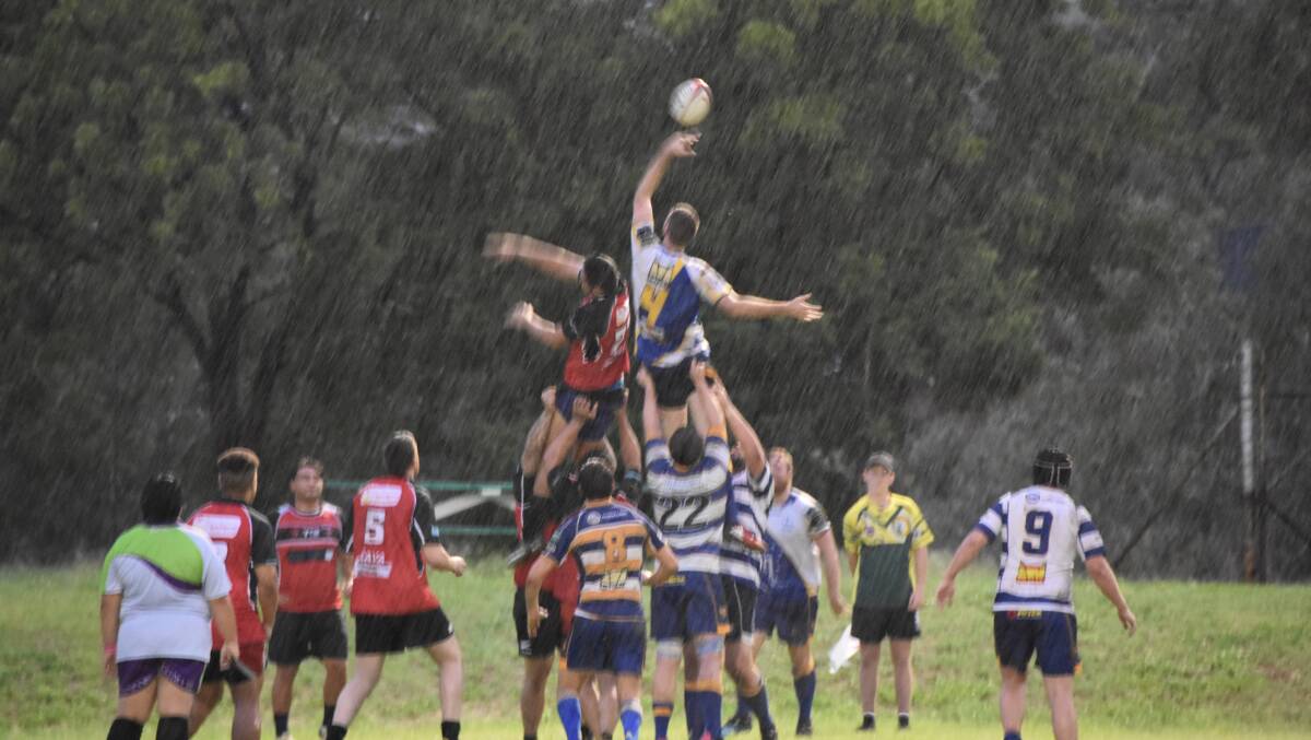 TROOPERS: The Mount Isa Rugby Union Club played two spectacular games in the wet weather. Photos: Melissa North