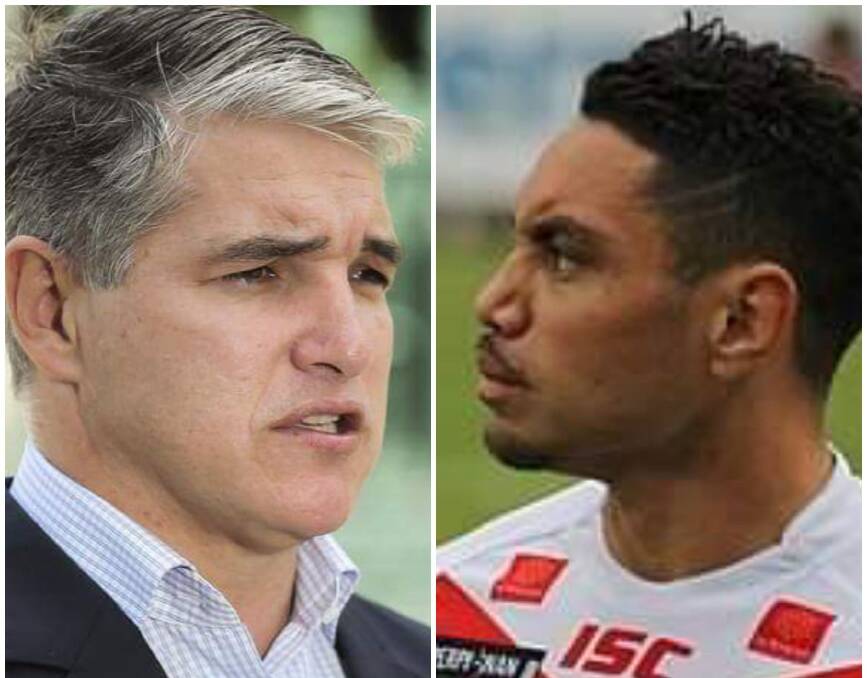 FACE OFF: Can Traeger MP Robbie Katter outplay footy hardman Tonga on Saturday night?