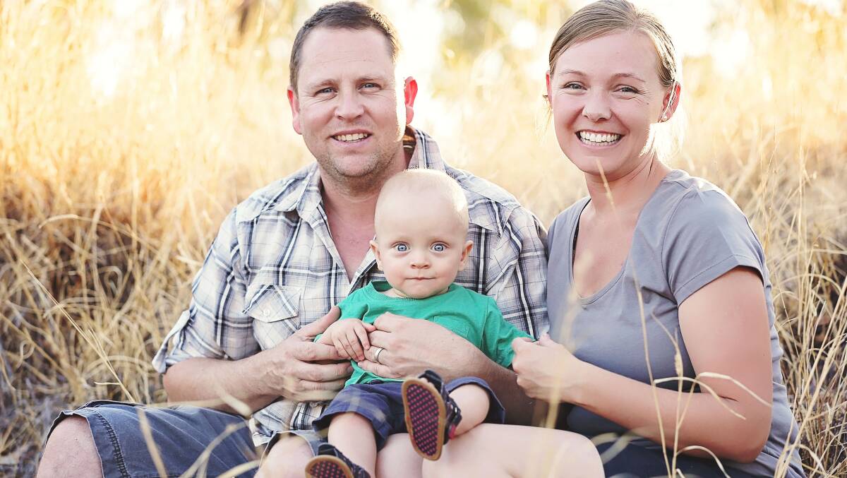 The Byrnes family, from Mount Isa, stayed at Ronald McDonald House in Townsville
for 156 nights over multiple visits for two high-risk pregnancies. Photo: Supplied