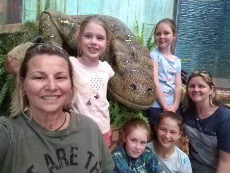 The family of six loved visiting Mount Isa and would recommend it to everybody. Photos: Supplied