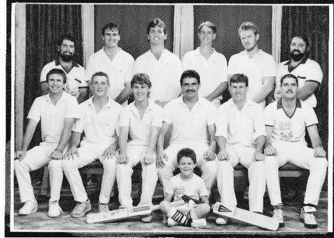 BLACK STARS: Cameron Conlon has a long history with the Black Stars Cricket team which started in 1988/89 when he was eight years old as a mascot. Photo: Supplied.