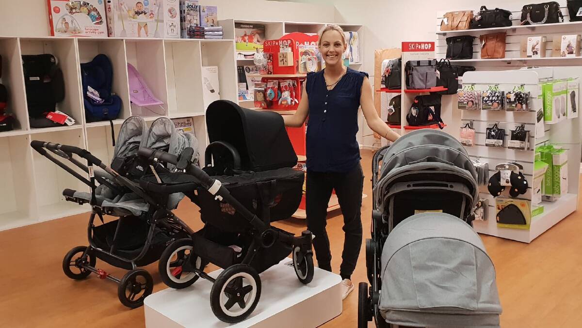 THE BABY SHACK: Owner Anieka Botha displayed some of the products in her new store at the Simpson Street Arcade. Photos: Melissa North