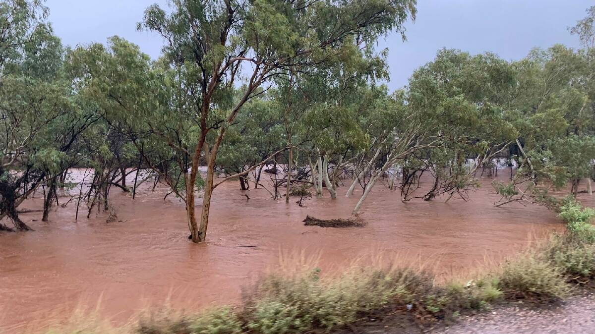 Flooding near Cloncurry. Photo: Hamish Griffin