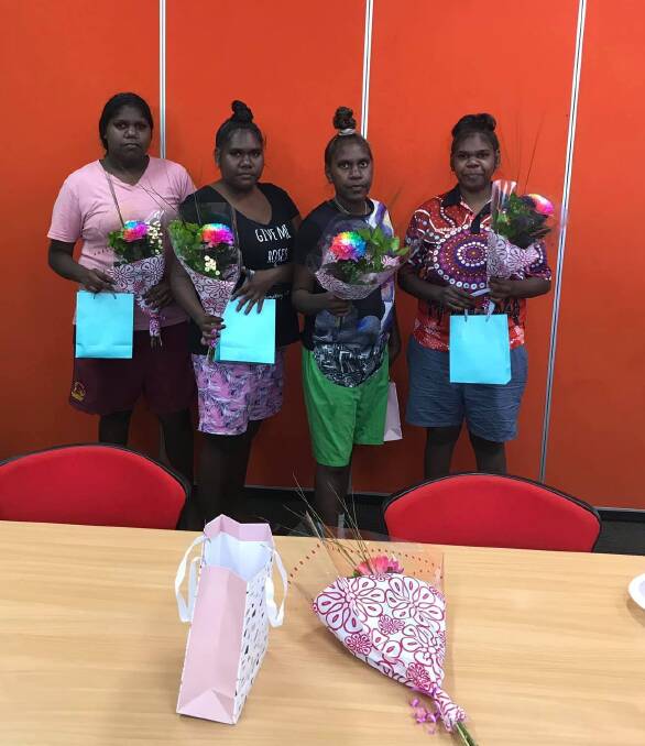 WOMEN'S DAY: Some of the young mum's who were pampered on Friday. Photo: Supplied