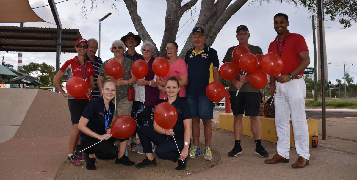 HEART HEALTH: North West Hospital and Health Service took positive steps to raise awareness about the importance of maintaining a healthy lifestyle. Photo: Melissa North