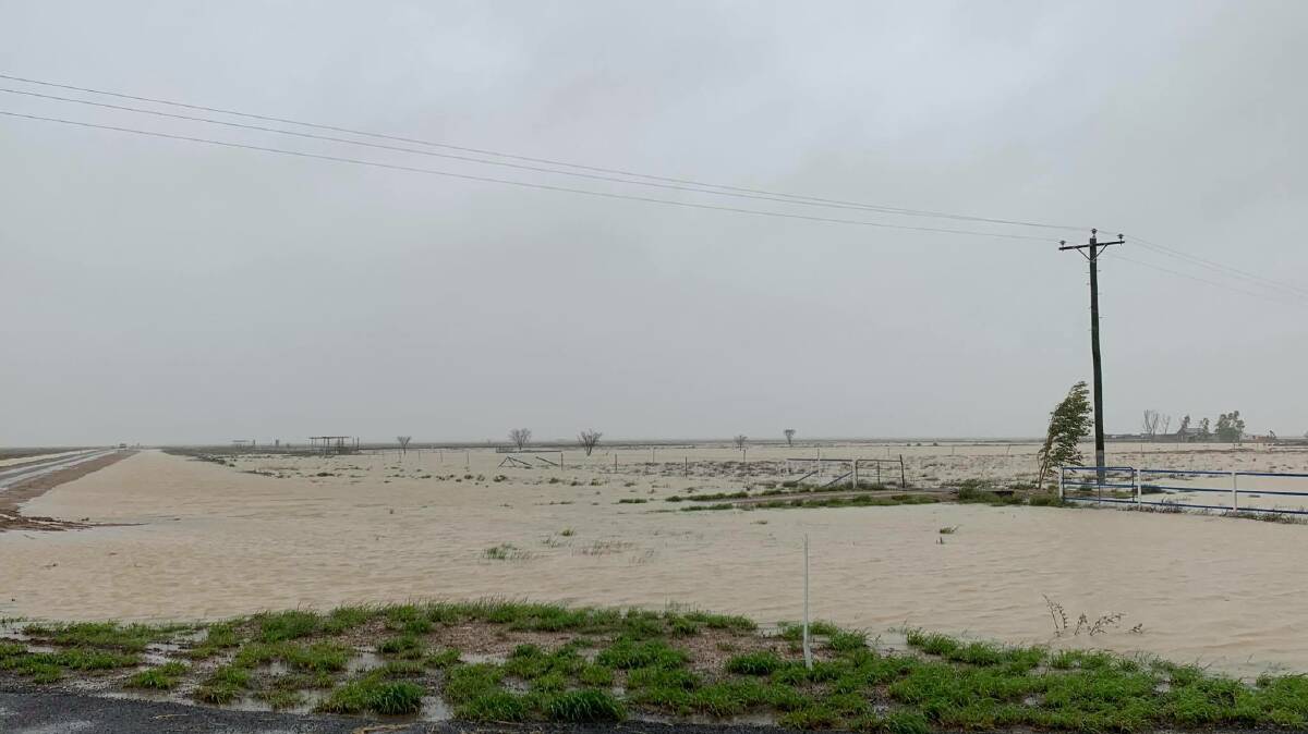 The McKinlay Shire has been engulfed in flood waters in recent days. Photo: McKinlay Shire Council