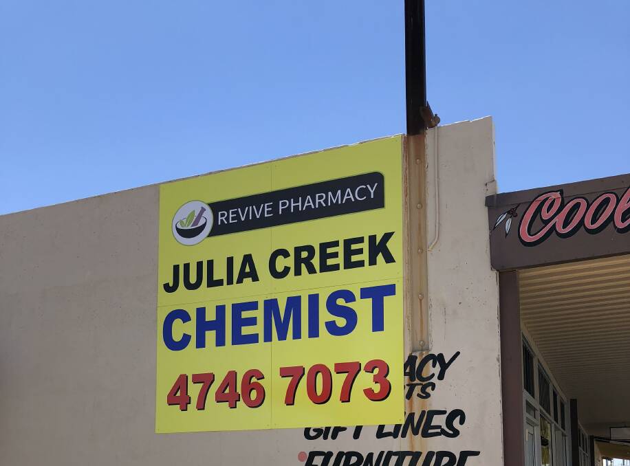CHEMIST OPEN: Julia Creek Pharmacy is now open and servicing the area with webster packs, vitamins and make-up lines. Photo: Supplied