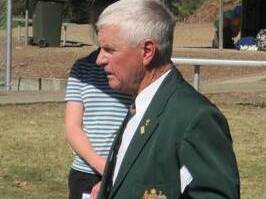 Green and Gold: Bill Burton in 2012 wearing his 1960 Australian Olympic Games blazer.