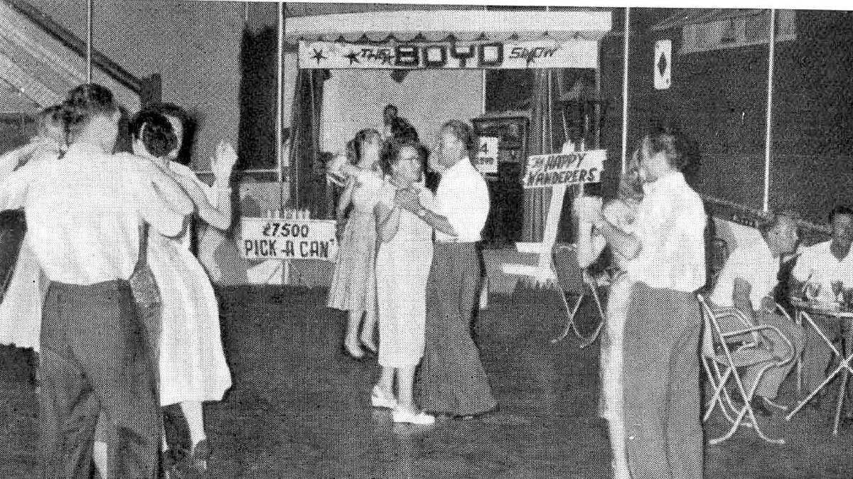 Time for some dancing: Patrons take to the dance in Boyd's Lounge in 1959. Photos: Supplied.