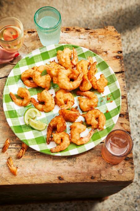 Ginger beer prawns. Picture supplied