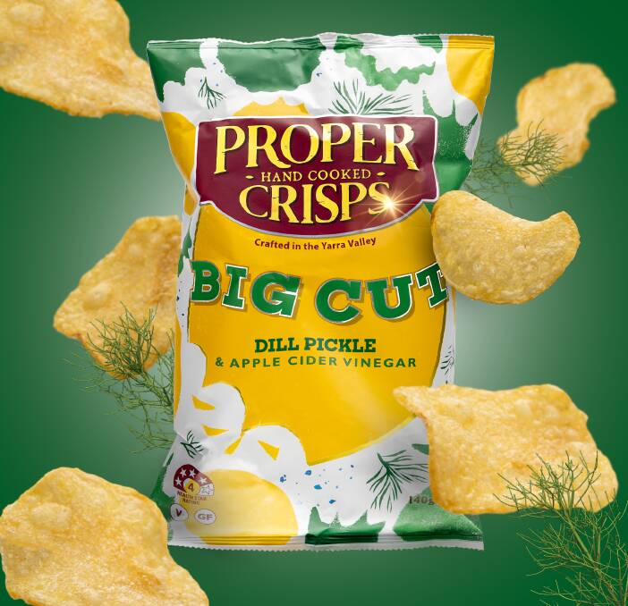 Proper Crisps come in four bold new flavours. Picture supplied 