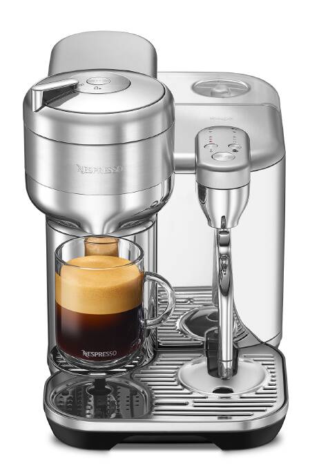 Nespressos Vertuo Creatista is a compact at-home machine. Picture supplied