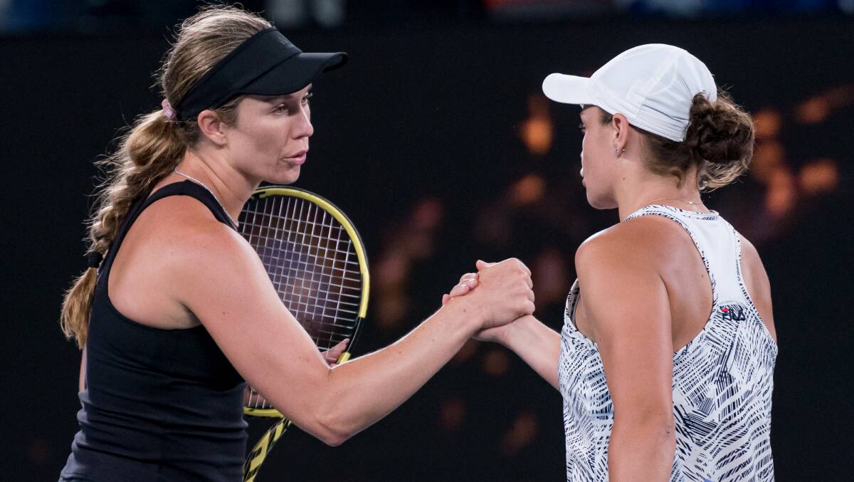 Danielle Collins lost no admirers after pushing Ash Barty in Saturday night's Australian Open final. Picture: Getty Images