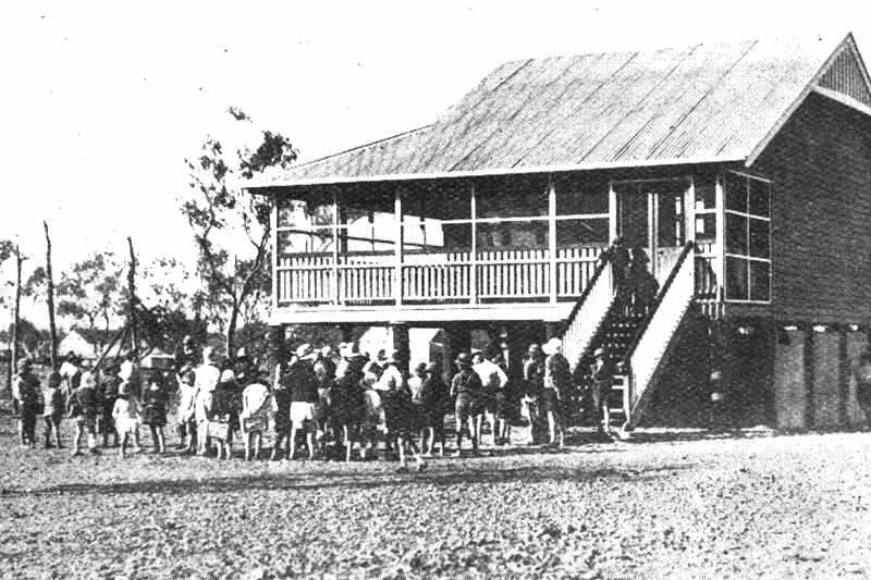 EARLY DAYS: Mount Isa town school in 1924.