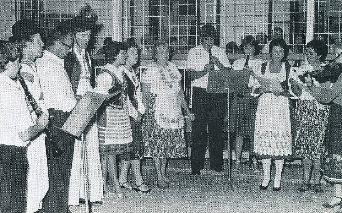 A COMMUNITY: Members of the ethnic council if Mount Isa in the 1970s. 