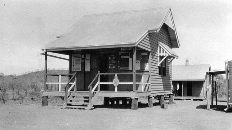 CRIME AND PUNISHMENT: The Mount Isa police station in 1931. 