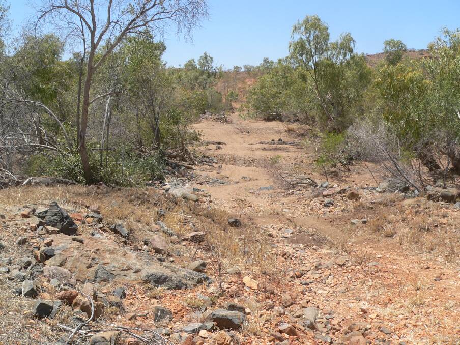 THE DRY: A typical dry river crossing around Mount Isa. 