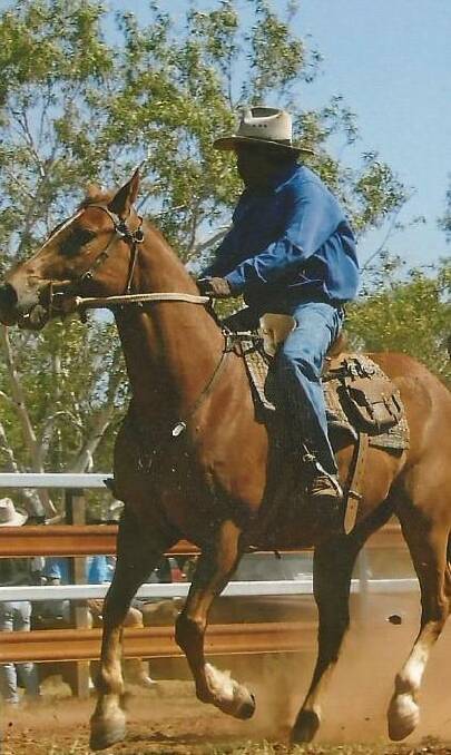 DROVER LEGACY: Frank Ah One (son of George Ah One) who rode with his father when they drove the Carrandotta horses into Mount Isa.