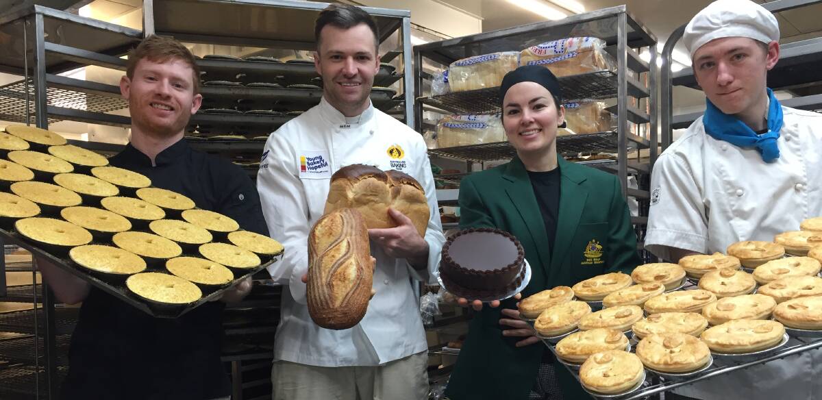 REWARDING CAREER: Bakehouse Delights qualified bakers (from left) Brendon Woodward, John Reminis Jnr, Mikayla Brightling and Lachlan Kerr are keen to share their knowledge.