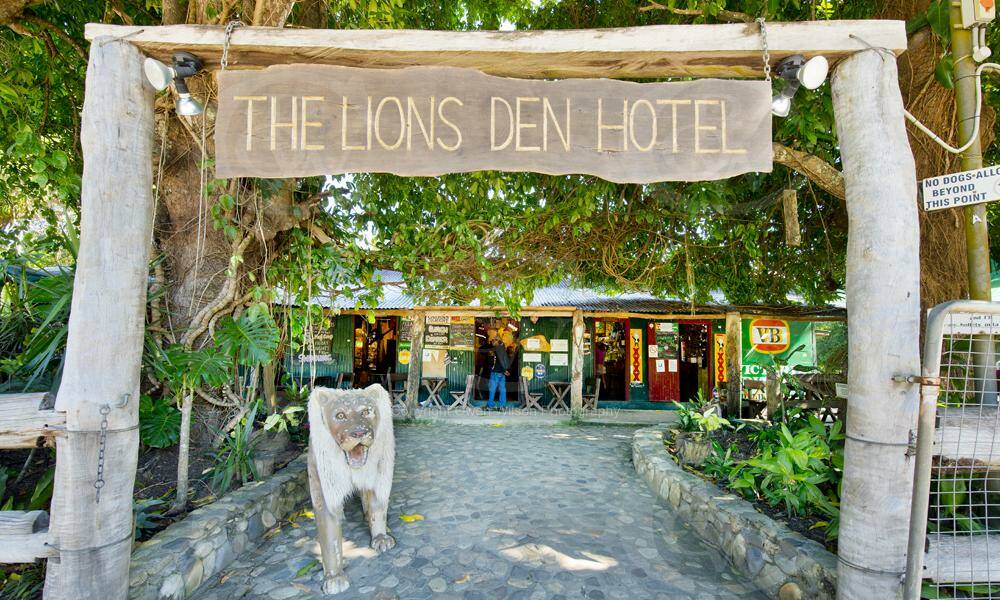 The Lions Den Hotel is located 300 kilometres north Cairns in Far North Queensland and was named after a nearby tin mine. Picture: supplied. 