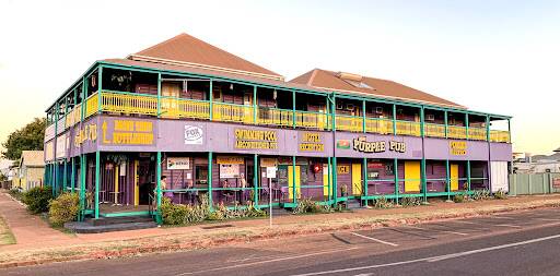 Officially known as the National Hotel, the Purple Pub was established in the early 1900s. Picture: Supplied