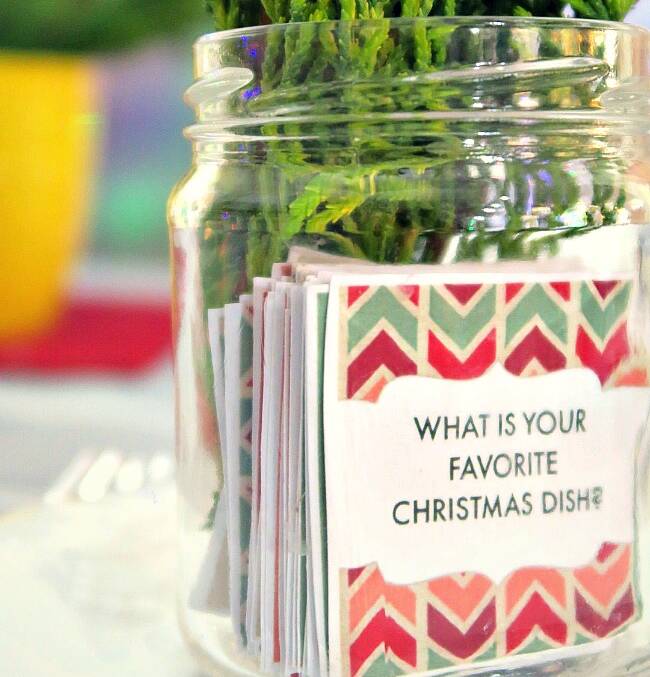 Christmas conversation starters to keep your family lunch fun. Photo: Playtivities.com