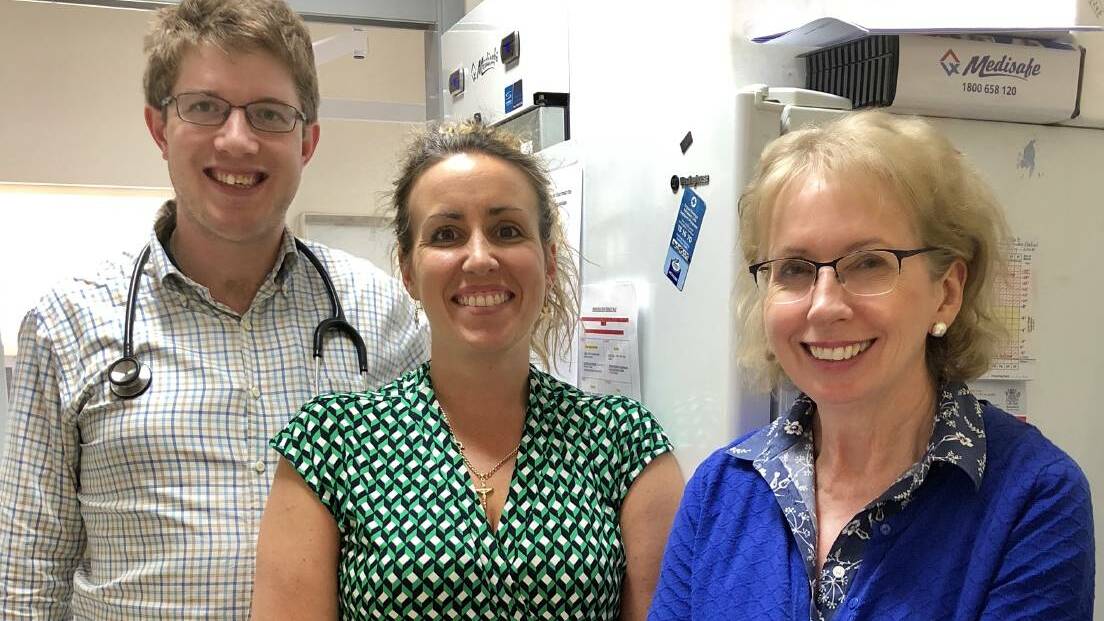 Dr Leonie Fromberg (centre) will take over Cloncurry's Ramsay Street General Practice.