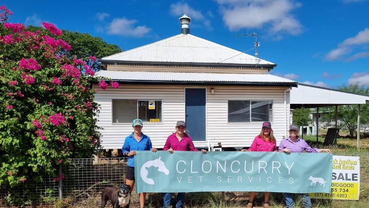 Ally Reid opened Cloncurry Vet Services at 12 Scarr Street. Photo supplied.