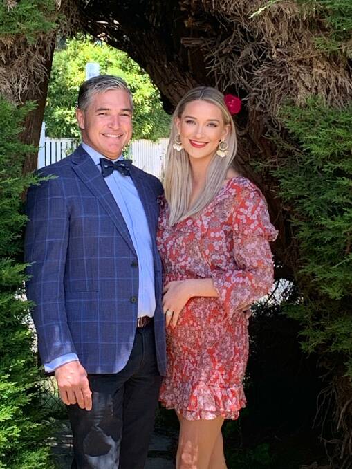 BUMP: Robbie and Daisy Katter are expecting the arrival of their first child in April 2020. Photo supplied.