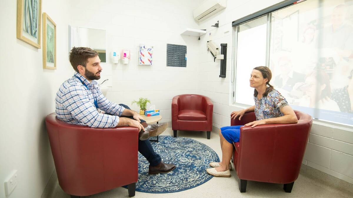 Flinders Medical Centre now boasts a dedicated mental health room where visiting practitioners offer services on a weekly basis. Photo supplied.