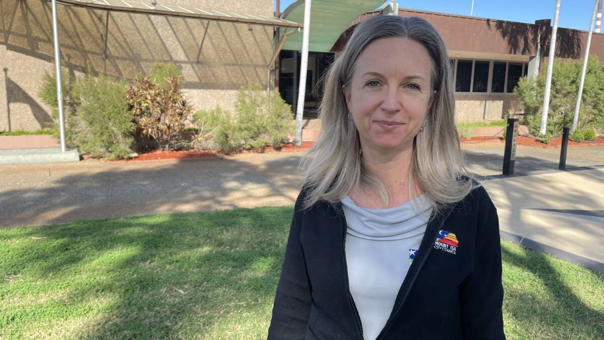 SUPPORT: Mount Isa resident Svitlana Cernoia has raised almost $5000 to relocate Ukrainian refugees into Queensland. Photo: Samantha Campbell.