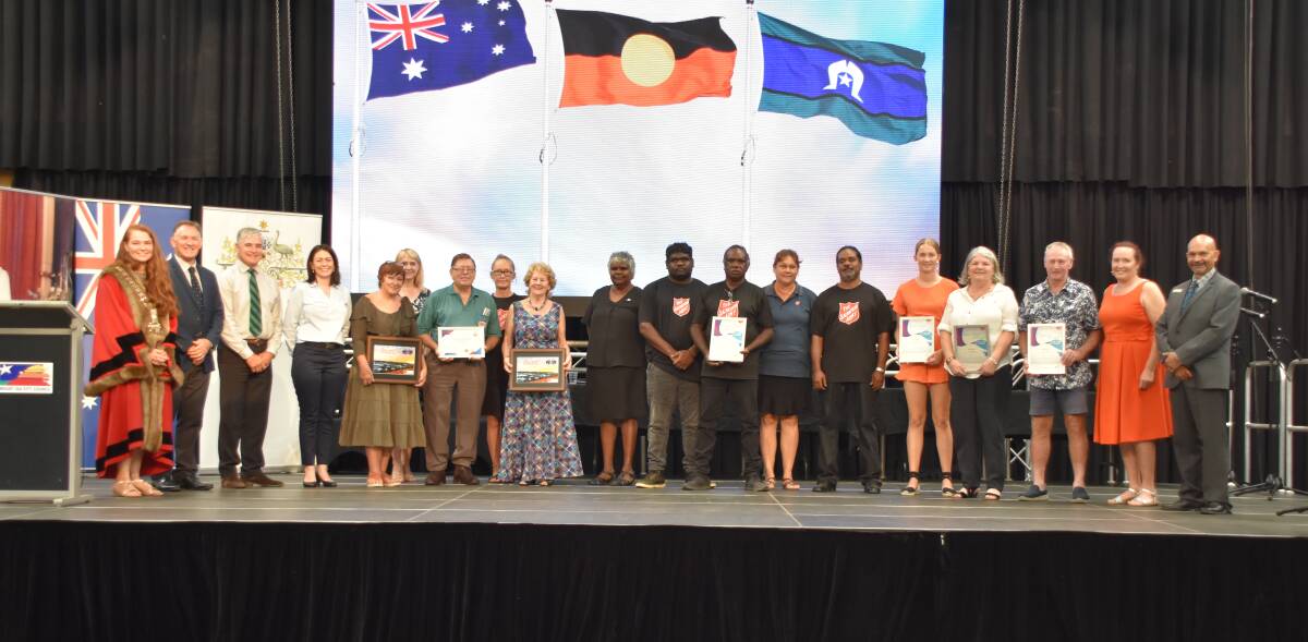2021 Australia Day Award recipients were recognised at the Mount Isa Entertainment Centre on Wednesday. Photos: Samantha Campbell.