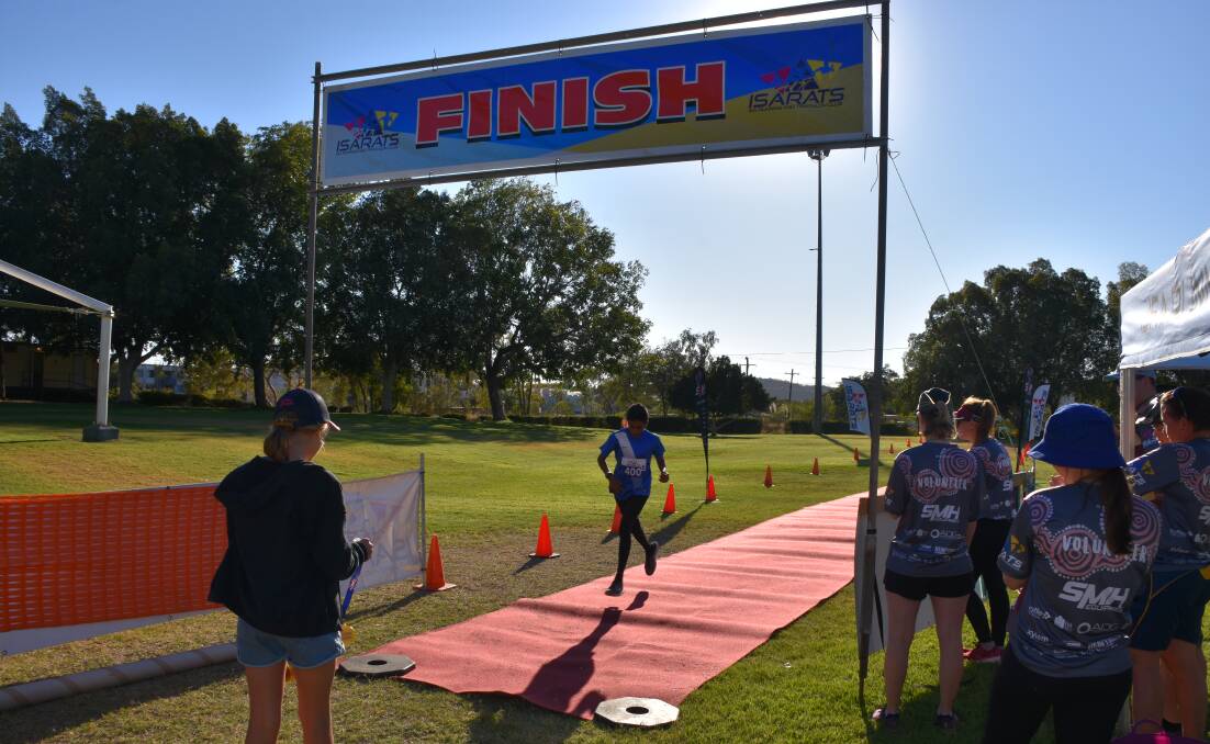 WINNER: Pratik Seegoolam placed first in the Under 15 Male category with a time of 20.40. Photo: Samantha Walton.