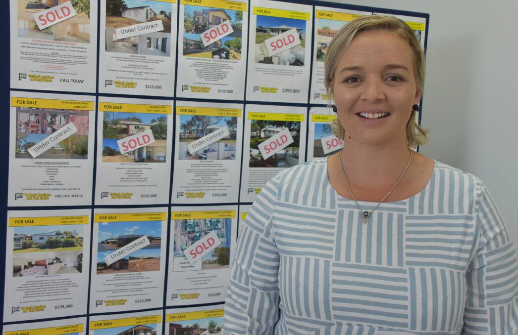 SALE: Janessa Bidgood said Cloncurry offers an opportunity to "make a good home, good income, buy an affordable house and be part of a great community." Photo: Samantha Campbell.