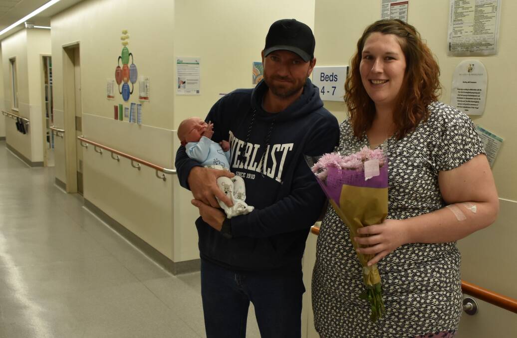 MOTHER'S DAY BABY: Parents Malcolm Willis and Kayla Cherry are proud to announce the birth of their second child Blake Keith Wayne Willis. Photo: Samantha Walton