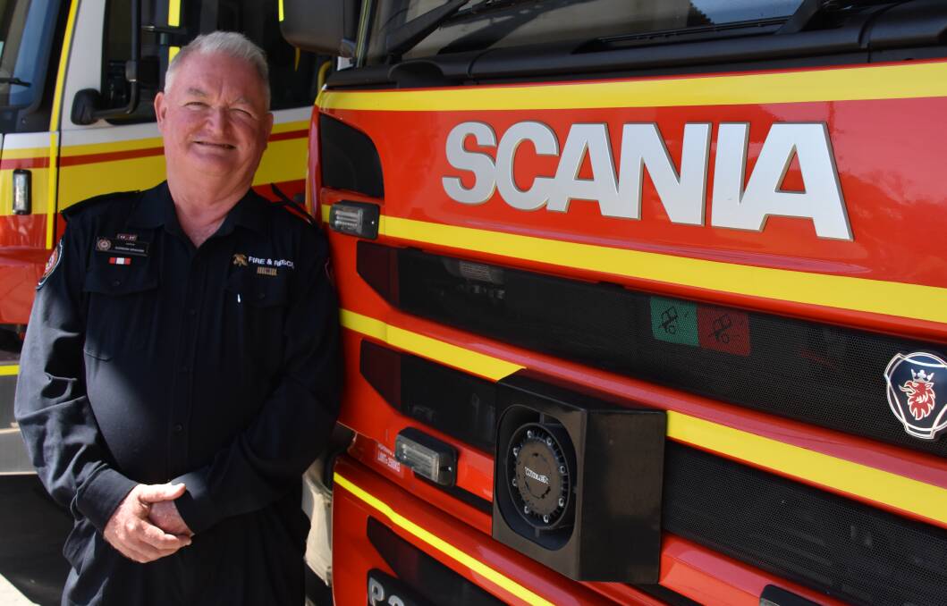 SIGN UP: Mount Isa Fire and Emergency Service auxiliary captain Gordon Graham is looking for new recruits. Photo: Samantha Walton.