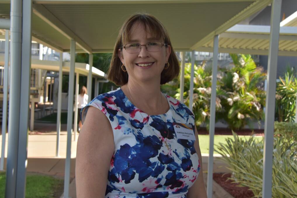 WELCOME: Good Shepherd Catholic College's new principal Kathleen McCarthy has some big plans in the works for the school. Photo: Samantha Campbell.