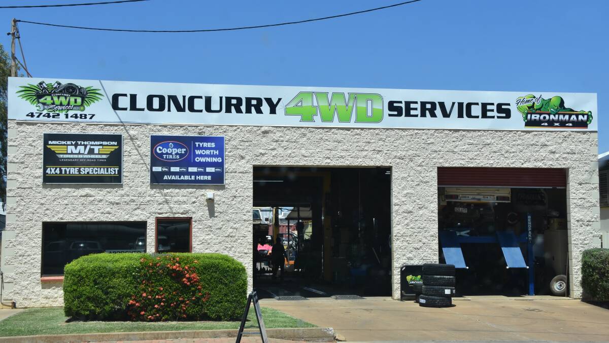 SHOP FRONT: Cloncurry 4WD Services was one of five stores in Cloncurry that received a share in the revitalisation grant. Photo: Samantha Campbell.
