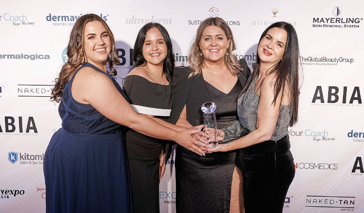 Mount Isa business, The Skin Coaches, claim five national awards at the Australian Beauty Industry Awards. Photo supplied.