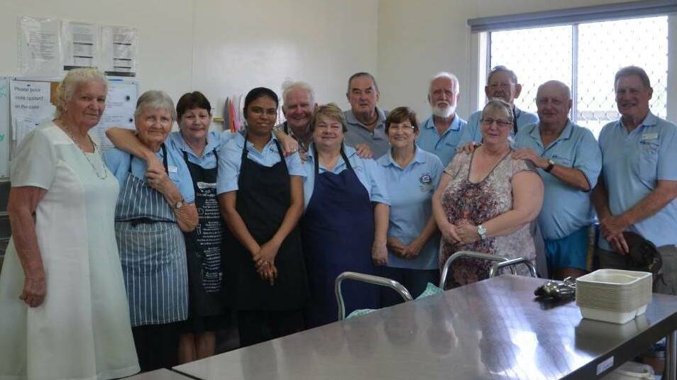 Some of the Mount Isa Meals on Wheels team. 