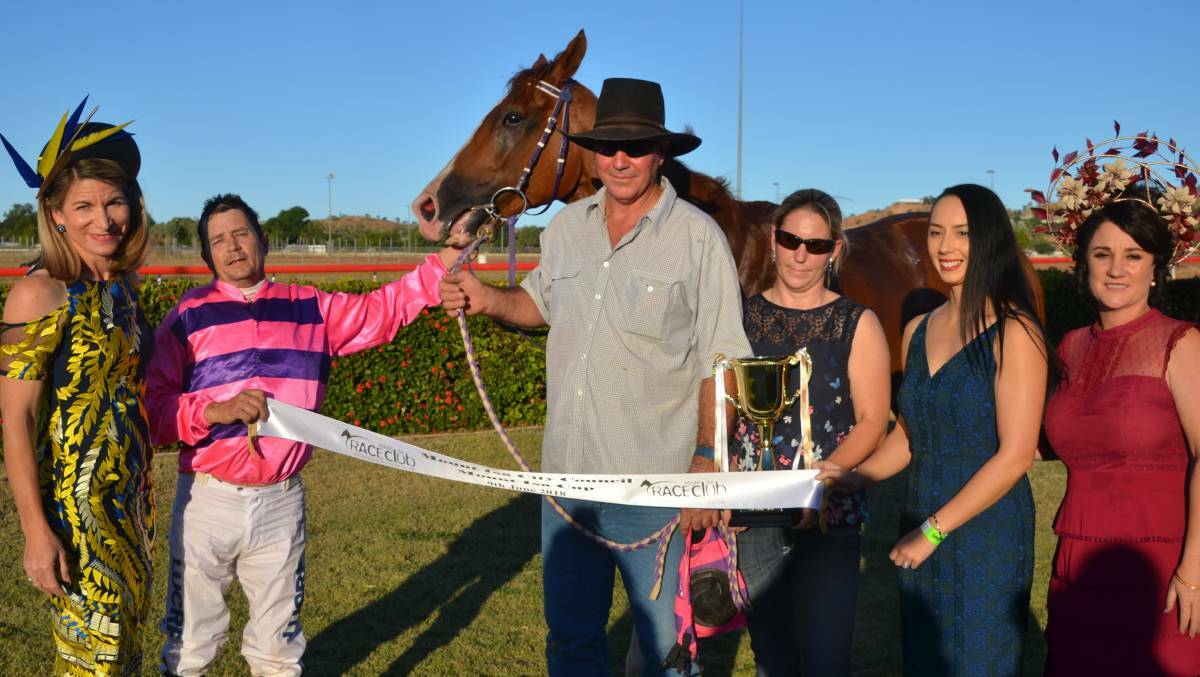 RACE OF THE YEAR: 'Anymore' won the Mount Isa Cup in 2018. Photo: Derek Barry.