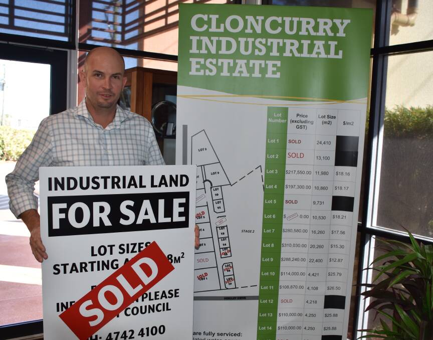Cloncurry Shire Council has sold seven lots in their industrial estate, with one more under contracts and three more in negotiations. Photo: Samantha Campbell.