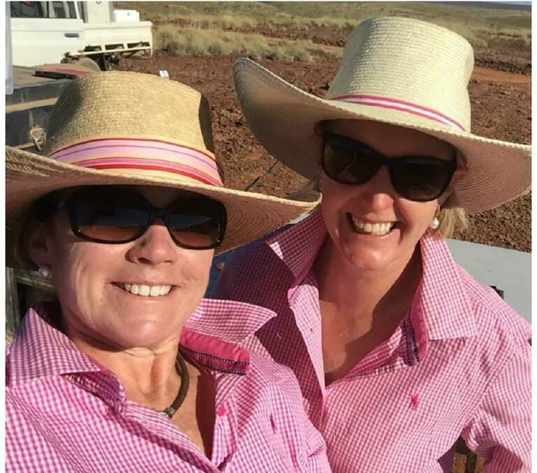 CONNECT: Miss Chardy (right) and friend Edwina Pilch bring rural women together for Wild Sparks networking business seminar in Mount Isa. Photo supplied.