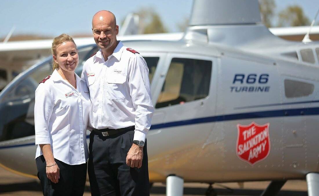 Natalie and Simon Steele have held the rural chaplaincy role in Mount Isa for the last 15 years. Picture: Supplied