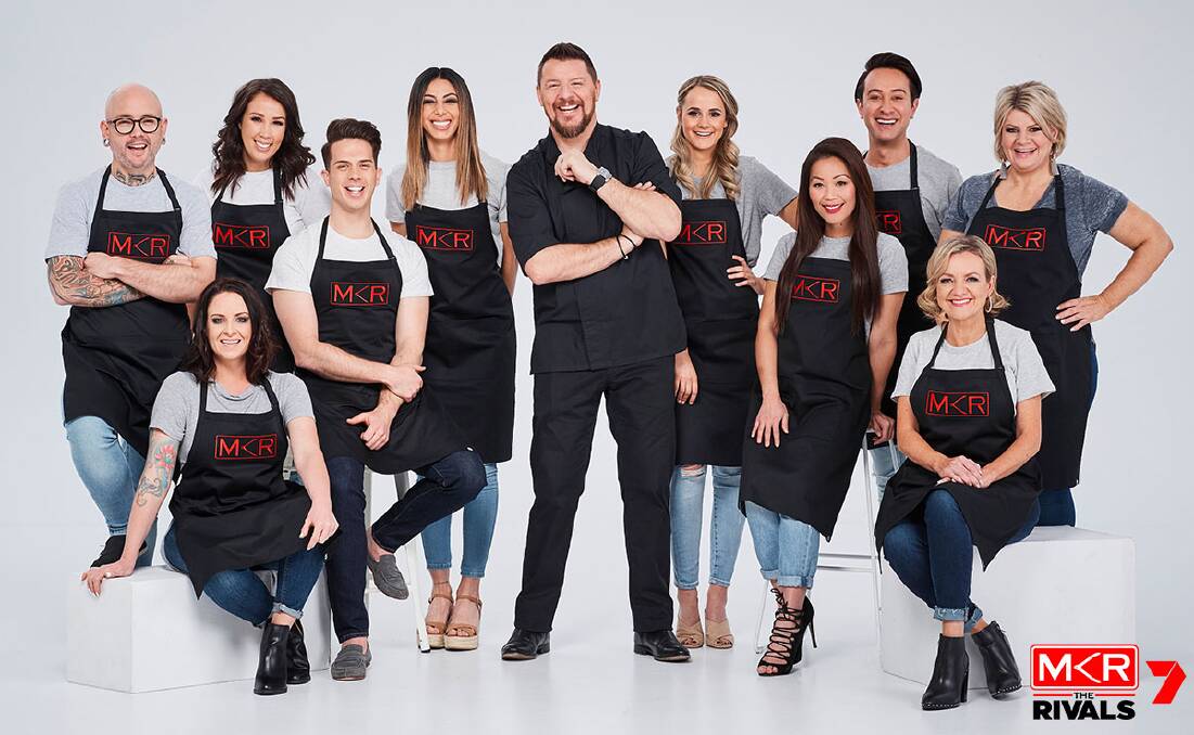 STARS: Jac and Shaz are part of team Champions under head chef Manu Feildel. Photo: Channel 7.