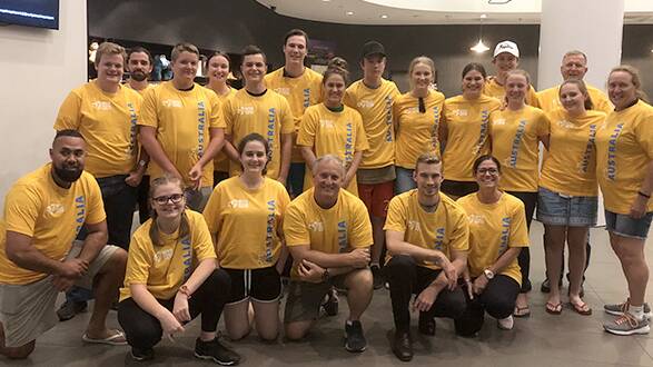  21 young people from the Mount Isa WYD group ready to travel to Panama.