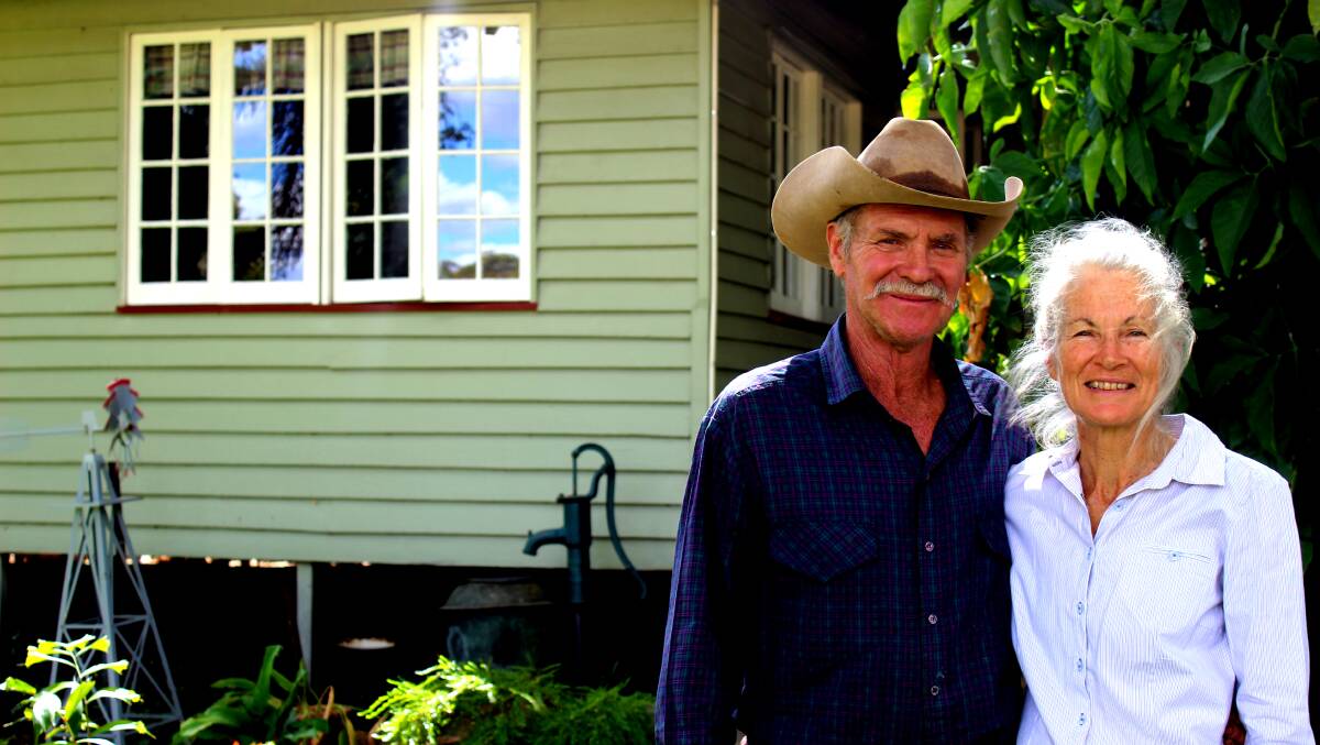 OPEN FOR BUSINESS: Ross and Linda Mickan opened their property, Hampstead Springs, 150 kilometres north of Richmond, to tourists as another source of income. Photo: Samantha Walton.