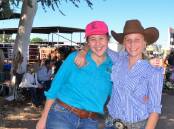 Sarah Hansen and Lila Watson at the 2019 Cloncurry and District Show.
