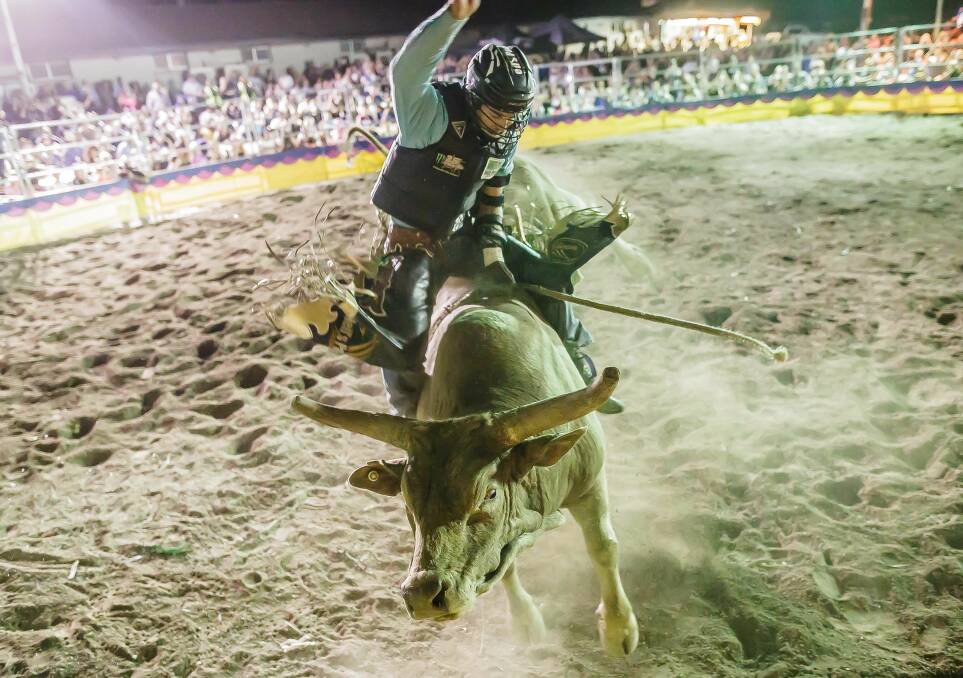 The best bulls and cowboys in Australia will travel to Cloncurry to compete in the Curry Merry Muster Festival. Photo supplied.